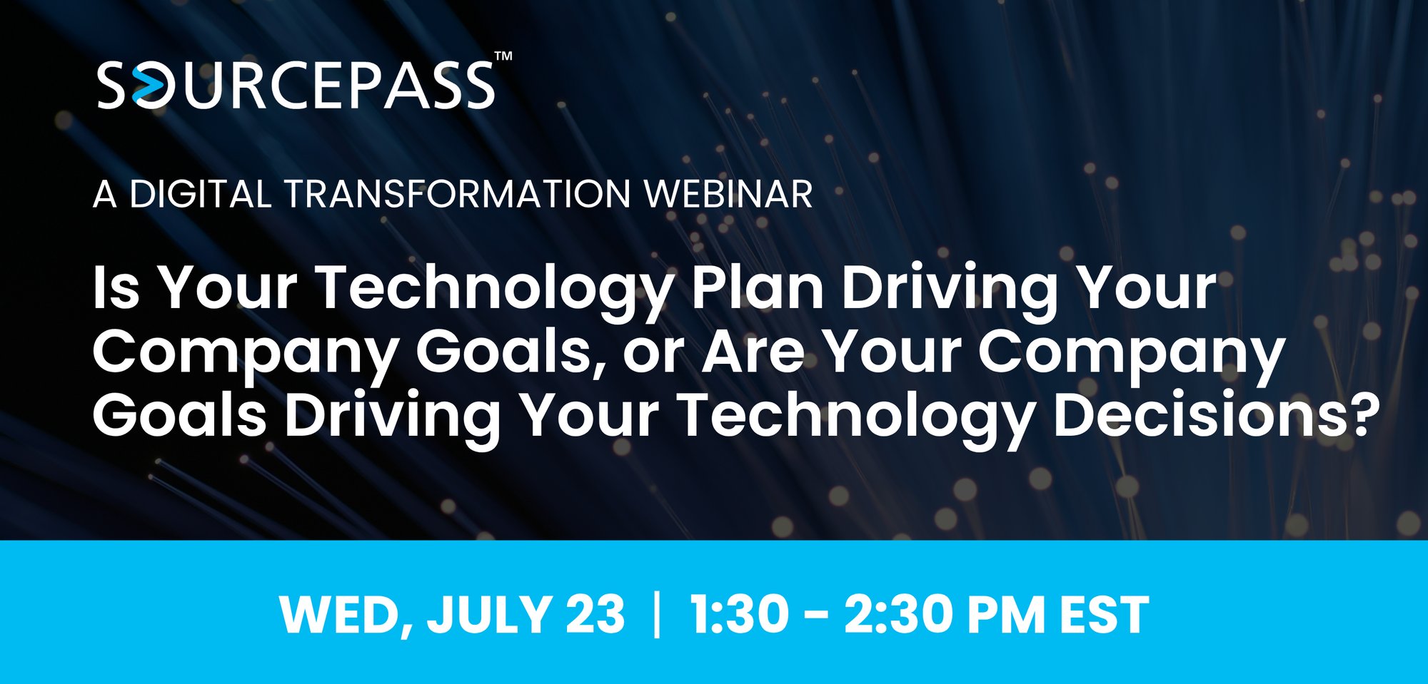 Is your technology plan driving your company goals, or are your company goals driving your technology decisions (1)