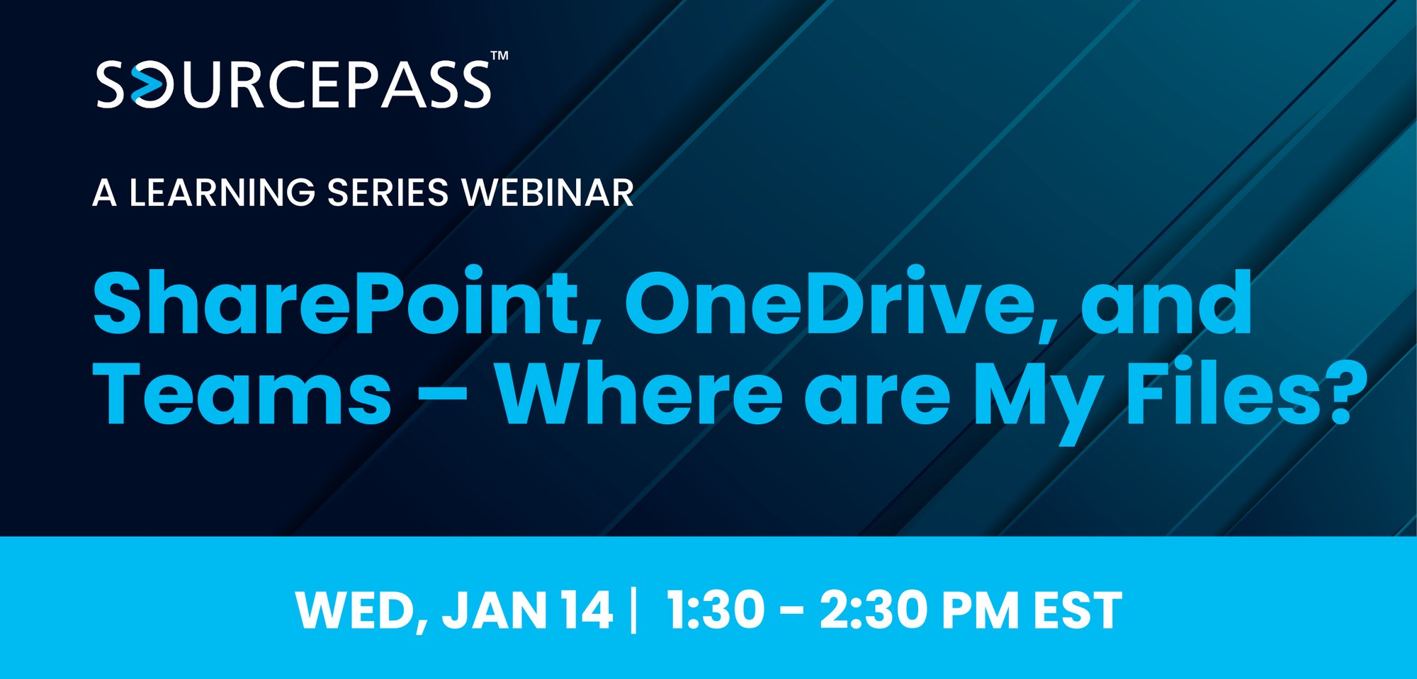 SharePoint, OneDrive, and Teams – Where are My Files